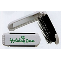 Foldable Hairbrush w/ Mirror